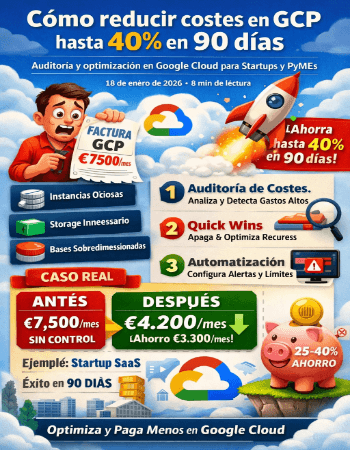 Cómo reducir costes en GCP hasta 40% en 90 días